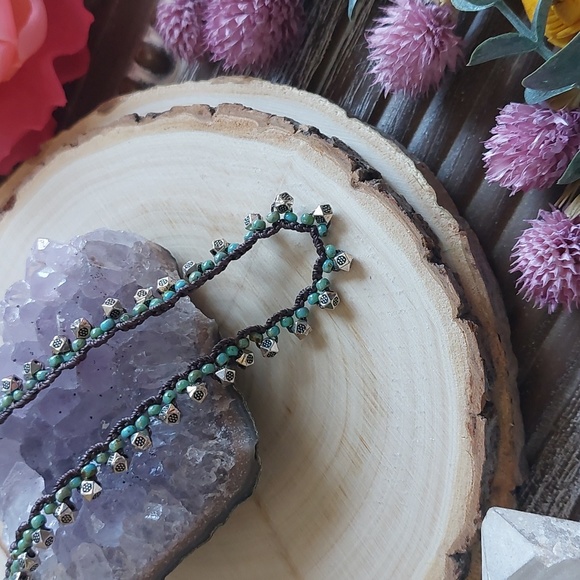 Bohemian Necklace, Turquoise Handcrafted by Rust Belt R… - Picture 14 of 15